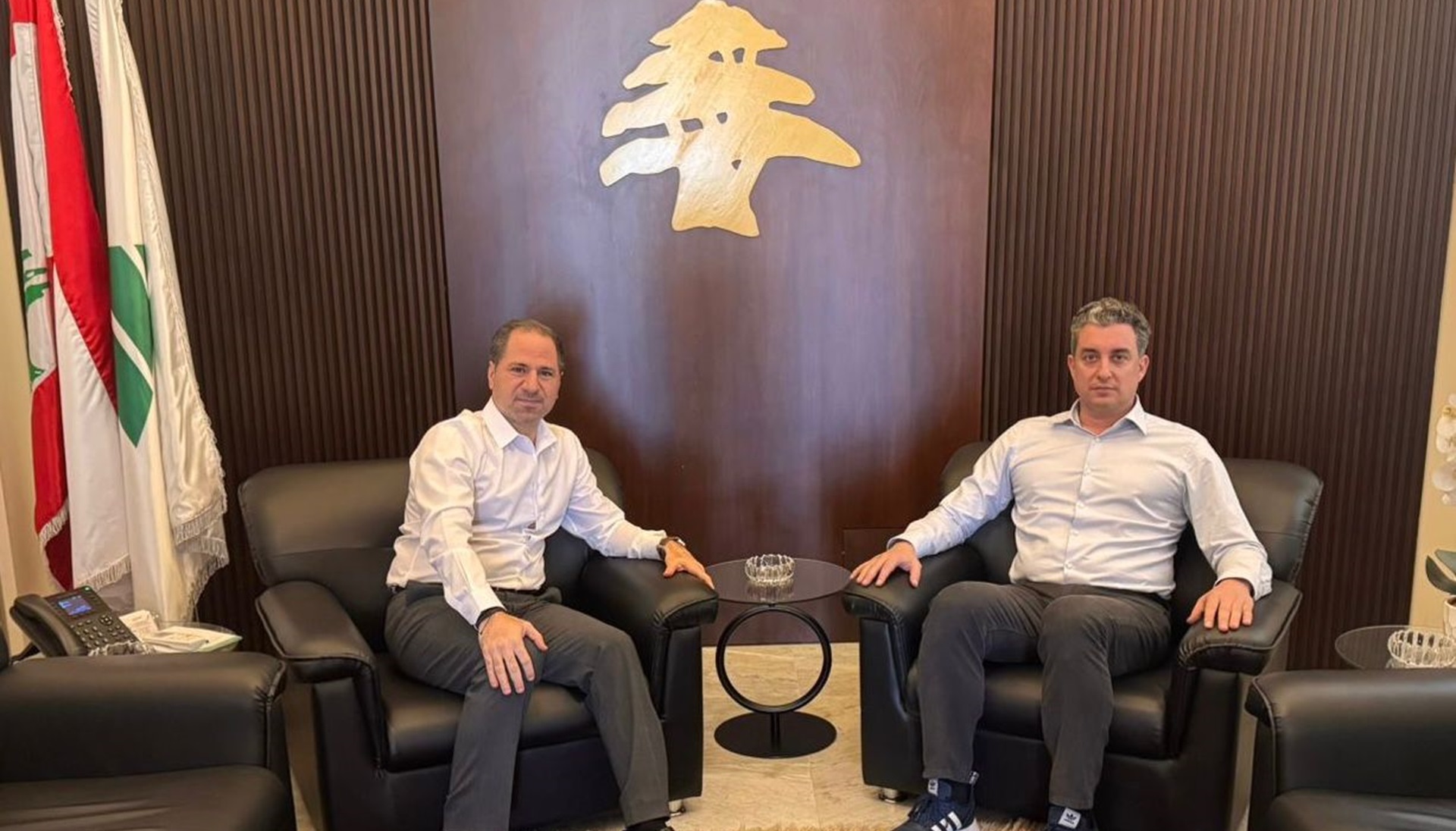 الجميّل استقبل ضو وبحثا في التطورات السياسية